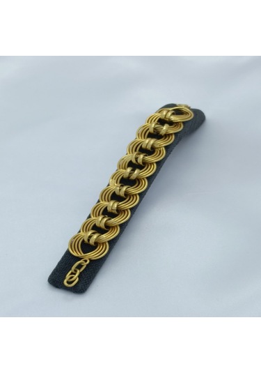 Yeni Sezon Vip Özel Seri Paslanmaz Çelik Üç Sıra Samanyolu Altın Kaplama Kadın Bileklik Gold