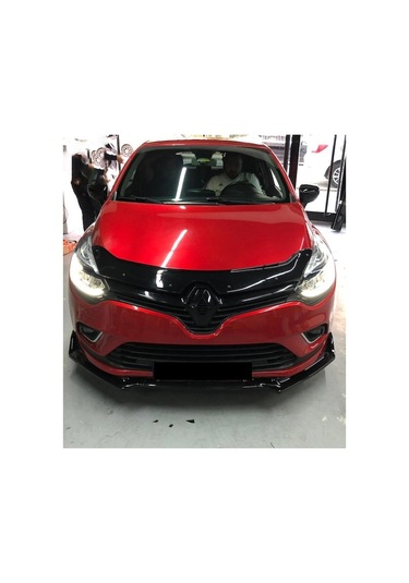 Renault Clio 4 Ön Ek Lip 3 Parça Parlak Siyah Voltex Tam Uyumlu