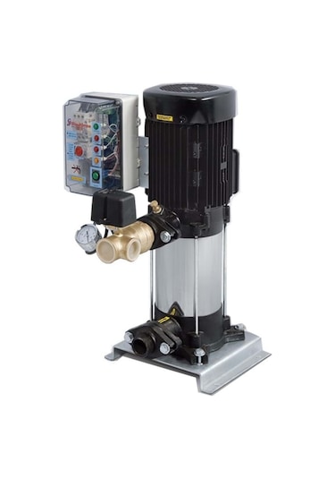 Hmc-10vf-tf 1xtek Pompalı 5.5 Hp 380v Paslanmaz Dik Milli Kademeli Panolu Paket Hidrofor Su Pompası