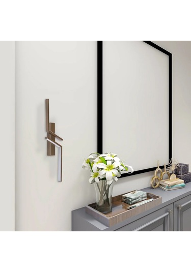 Voxlamp Zig Zag Led Duvar Aplik 50 Cm Gold