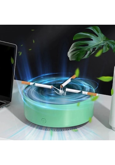 Dumanı İçine Çeken Kül Tablası Dumanı Ve Kokuyu Hapseden Küllük Akıllı Kül Tablası Kokusuz Küllük