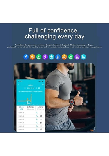 Geeksen Kan Şekeri İzleme - İnvaziv Olmayan Kan Şekeri Testi Fitness Saati K Akıllı Saat (İthalatçı Garantili)