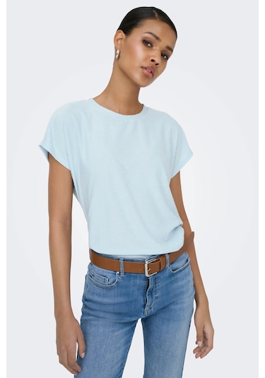 Only Bayan T Shirt 15368563 Açık Mavi
