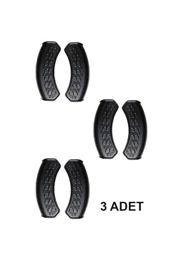 Nishev Yanmaz Yapışmaz Silikon Tencere Tutacağı Silikon Kulp Tutacak - 3 Adet Çift