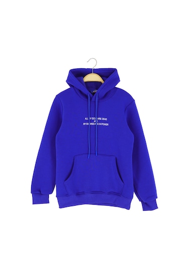 Erkek Çocuk Sweatshirt Polarlı Mavi