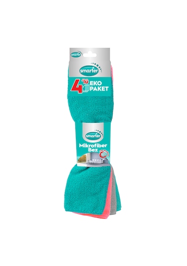 Smarter Mikrofiber Temizlik Bezi 4'lü