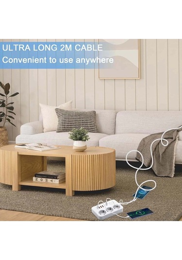 Power Socket Uzatma Kablosu, Grup Priz Uzatma Kablosu, Akım Korumalı Uzatma Kablosu 0-2