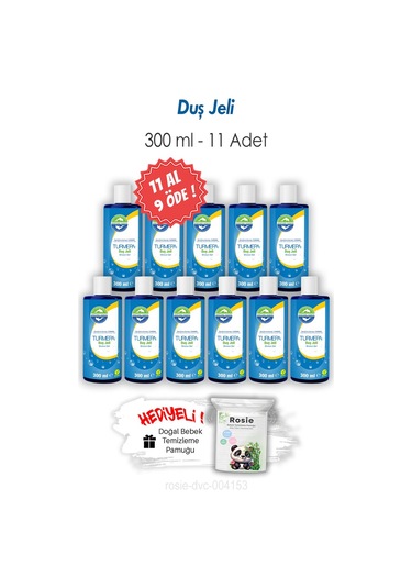 11 Al 9 Öde Turmepa Duş Jeli 300 Ml Ve Rosıe Aloe Vera