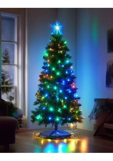 Twinklegarlooo 20 Metre Renkli Noel Ağacı Işıklı Süsü 131767457 Sesli Kontrol