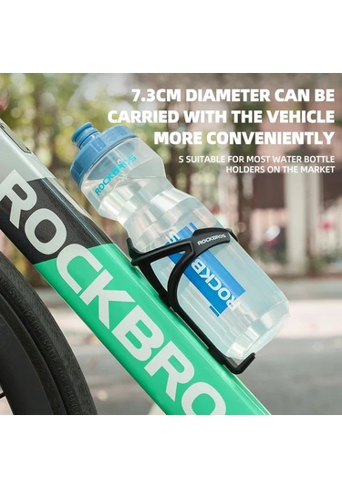 Rockbros Bisiklet Su Şişesi 600-750 Ml Mtb Yol Bisikleti Su Şişesi Tutucu Sıkma 007 Blue 007 Blue