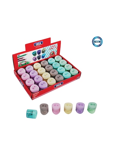 Trix Hazneli Kalemtıraş 4 Adet