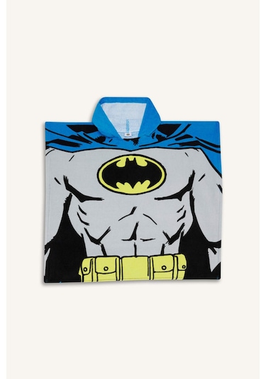 Defacto Erkek Çocuk Batman Pamuklu Panço Havlu Z9578a625smnv100 Lacivert