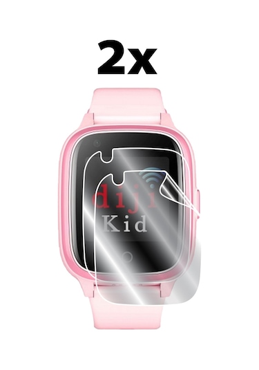 Dijikid 4.5g Akıllı Çocuk Saati İle Uyumlu Ipg Hydrogel Ekran Koruyucu 2 Adet