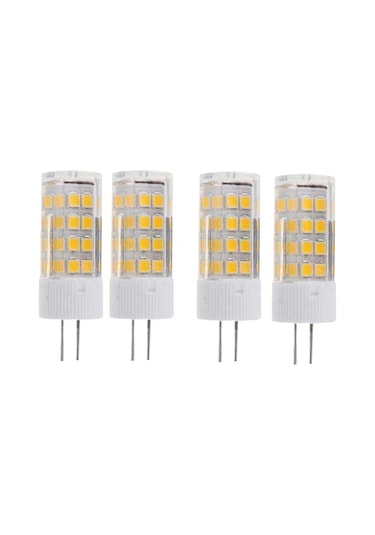 2,5 W - 220 V Ledli Kapsül Ampul G4 Duylu İğne Bacaklı Led Ampul Gün Işığı 4 Adet