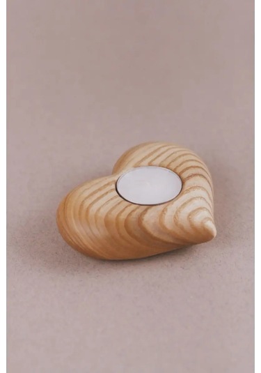 Tateplota İç Mekan Ahşap Şamdan Kalp 145108544 Aromatik