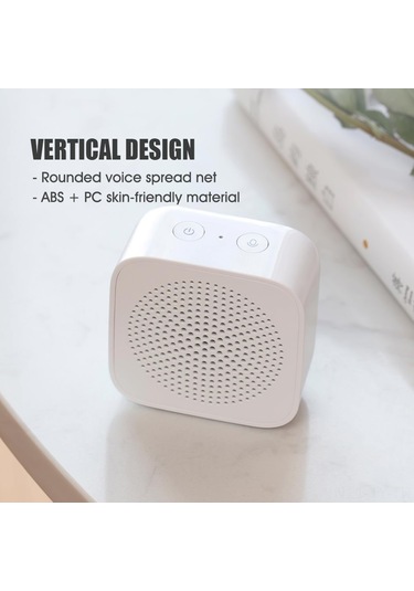 Teltree Xiaomi Xiaoai Taşınabilir Hoparlör Beyaz - Bt5.0 Kablosuz, 6 Saat Pil, Type-c Şarj, Zengin Ses, Dikey Tasarım