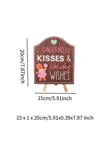 Suntek Zencefilli Kurabiye Adam İşaret Plakası Dolap Yemek Orta