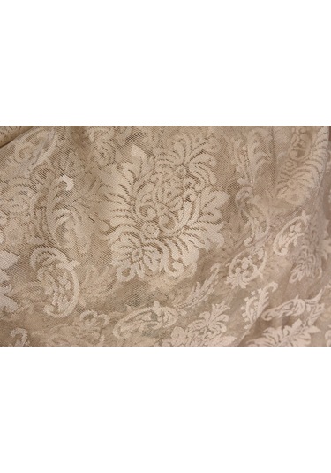 Damaks Vizon Hazır Dikilmiş Pileli Fon Perde 300x260 Cm