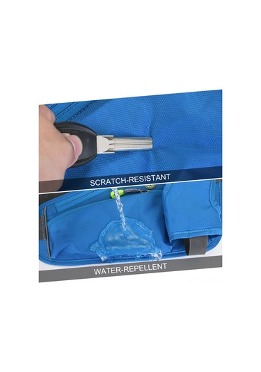 Yaleker Outdoor Spor Bel Çantası, İki Fermuarlı Cep Ve Su Şişesi Tutucu, Bisiklet, Koşu, Kamp İçin, Koyu Gri Koyu Gri