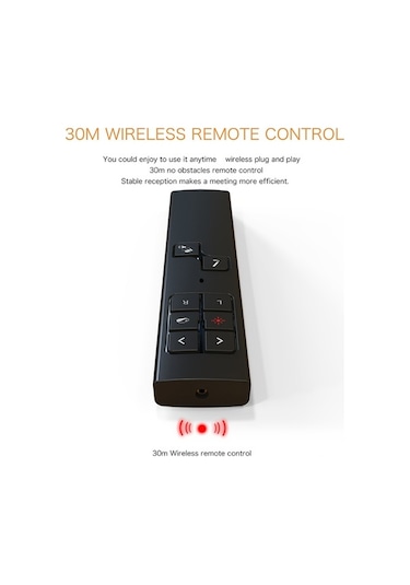 Novahub Kablosuz Sunum Kalemi - Ppt Kontrol, 50m Menzil, Şarj Edilebilir