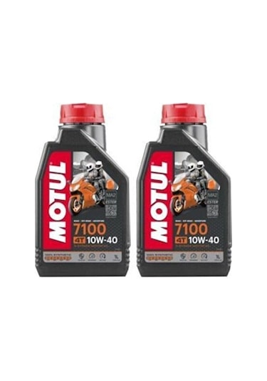 Motul 7100 4t 10w40 1 Litre - %100 Sentetik 2 Adet