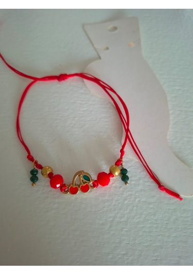 Glamglamour Kırmızı Kiraz Bayan Halhal