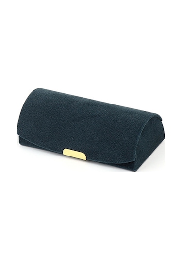 Cbtx Taşınabilir Seyahat Kemerli Takı Saklama Kutusu Küpe Bileklik Takı Organizatör Vitrin - Lacivert