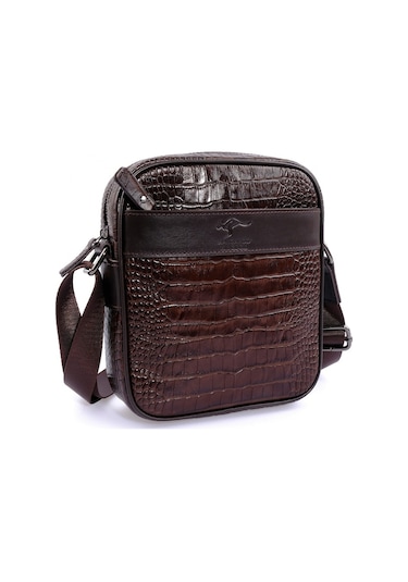 Kroko Postacı Çanta Hakiki Dana Derisi Kangaroo Kıngdom 8875-Ck