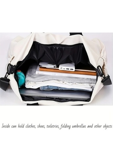 Sandwich Motion003 Kahverengi Renk, Kadın Erkek Uygun, Şık Seyahat Çantası, Çok Fonksiyonlu, Büyük Kapasiteli, İç Dış Cepli, Kahverengi