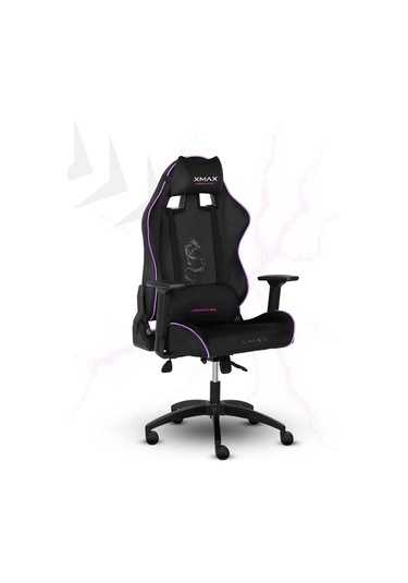 Rio Balerion Terletmez Kadife Kumaş Siyah Gaming Oyuncu Koltuğu - 19 Siyah