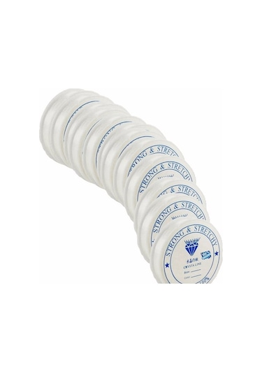10 Adet. Misina. Şeffaf. 1 Mm. Esnek. Silikon Misine. El İşi Takı