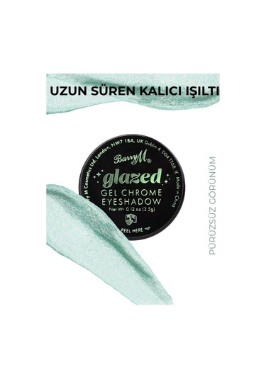 Barry M Glazed Gel Chrome Eyeshadow Göz Farı So Charming Acp2