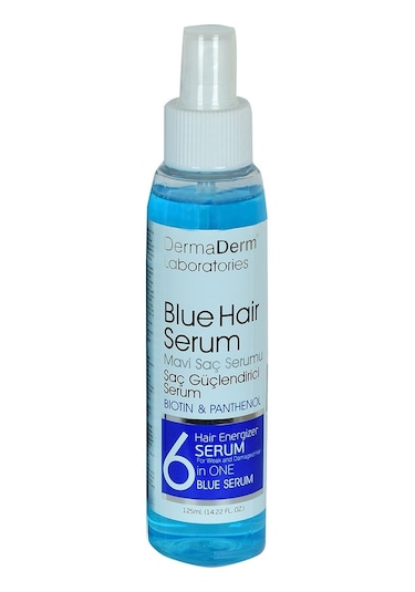 Dermaderm Biotin Keratinli Mavi Saç Serumu 125 ML