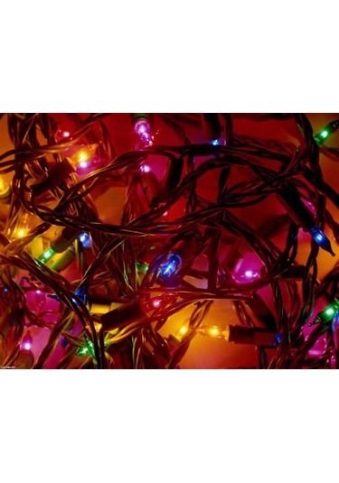 30 Ledli Pirinç Renkli Yılbaşı Ağacı Işığı Renkli