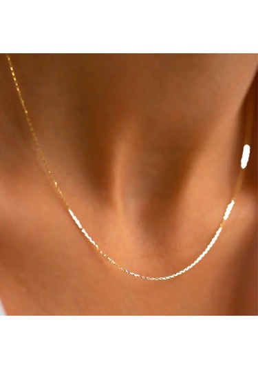 Nezihhan 14 Ayar 40 Cm 0.75 Gr Forse Altın Zincir