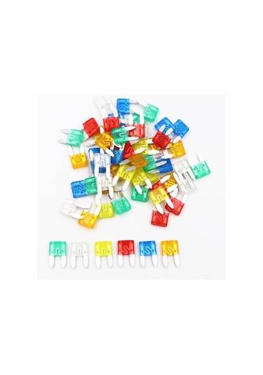 60 Adet Otomobil Küçük Takılabilir Sigorta Araba Sigortası 5a-30a 30