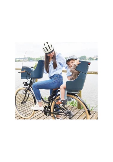 Bobike Exclusive Maxi Plus Bisiklet Çocuk Taşıyıcı Mavi (Bagaj Üstü)