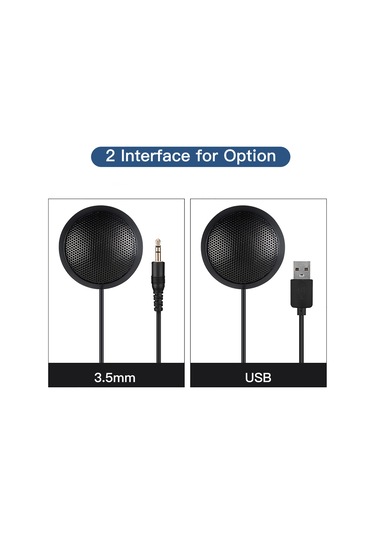 Maiyame Usb Konferans Mikrofonu - 360 Çok Yönlü, Taşınabilir Metal Mini Mikrofon Windows/mac Uyumlu