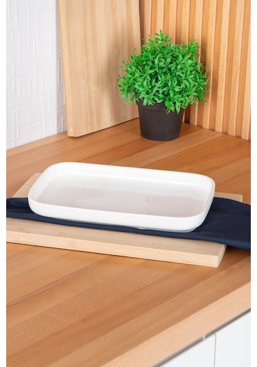 Acar Pure Royal Dikdörtgen Kayık Tabak - 26.5 Cm