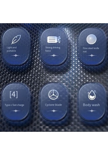 Xiaaokeji Mini Elektrikli Seyahat Tıraş Makinesi Erkekler İçin Cep Siyah