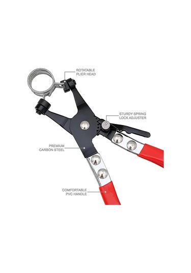 Fochsia Red Döner Kayışlı Hortum Kelepçe Anahtarı Otomotiv Radyatör Isıtıcı Hortumları