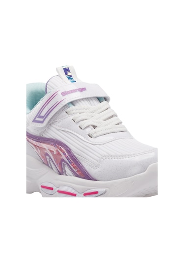 Slazenger  NOELA Kız Çocuk Günlük  Ayakkabı Beyaz  -  Fuşya