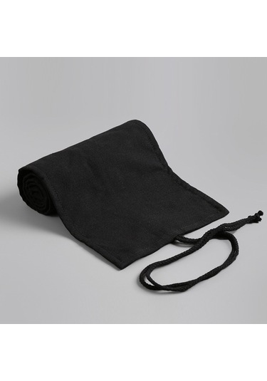 Sanat Malzemeleri Boya Fırçası Taşıyıcı Portföy Tuval Kılıfı Roll Up Kalemlik Resim Çantası Siyah