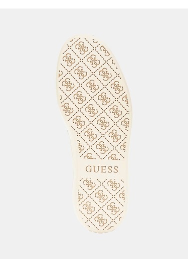 Guess Nolinas Deri Karışımlı Kadın Sneaker Ayakkabı Flpnolsue12 Bej