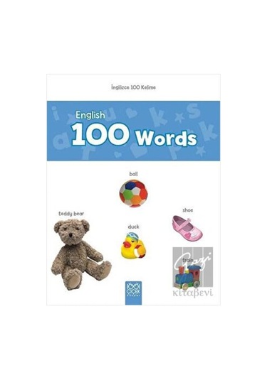 1001 Çiçek Kitaplar - English 100 Words