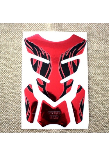 Gümüş Koruyucu Kapak Motosiklet Tankı Ped Koruyucu Alev Etiket 3d Tankpad Etiket Motosiklet Çıkartması