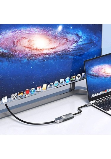 Kangvka Type-c'den Hdmı'ye 4k 30hz Çok Ekran Adaptörü - Hd Video/audio Aktarımı İle Seamless Projeksiyon