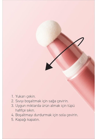 Alix Avien Yoğun Pigmentli E Vitaminli Mat Bitişli Kremsi Likit Allık - Liquid Blusher 01 Tender Peach
