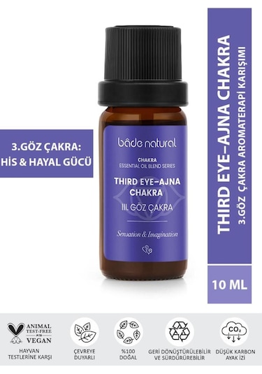 Bade Natural 3. Göz Çakra Aromaterapi Karışımı 10 ML
