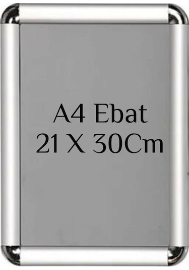 Gen-of A4 Alüminyum Rondo Çerçeve 21x30